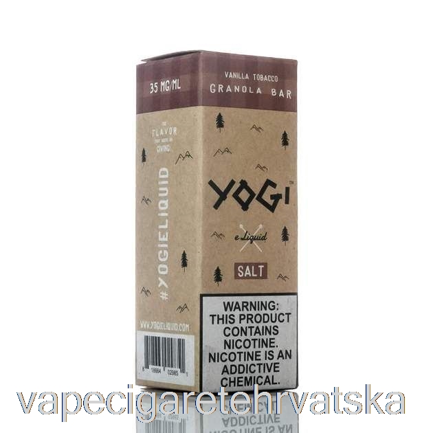 Vape Cigarete Vanilija Duhan Granola Bar - Yogi Soli E-tekućina - 30 Ml 35 Mg